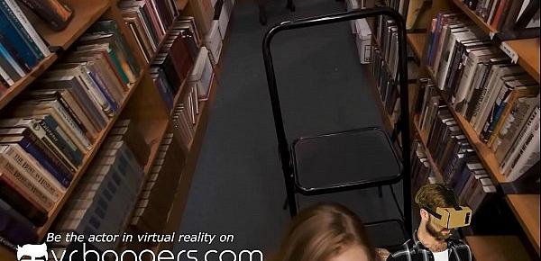  VR BANGERS Silent fuck in the library